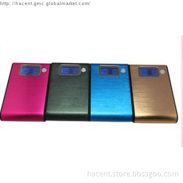 10400mah superb slim prtable power bank with lcd